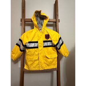 Carter’s Yellow Firefighter Hooded Rain Jacket – Toddler